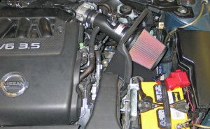 Nissan Altima Performance Air Intake - K&N Engineering - Typhoon Short Ram - `07-`09
